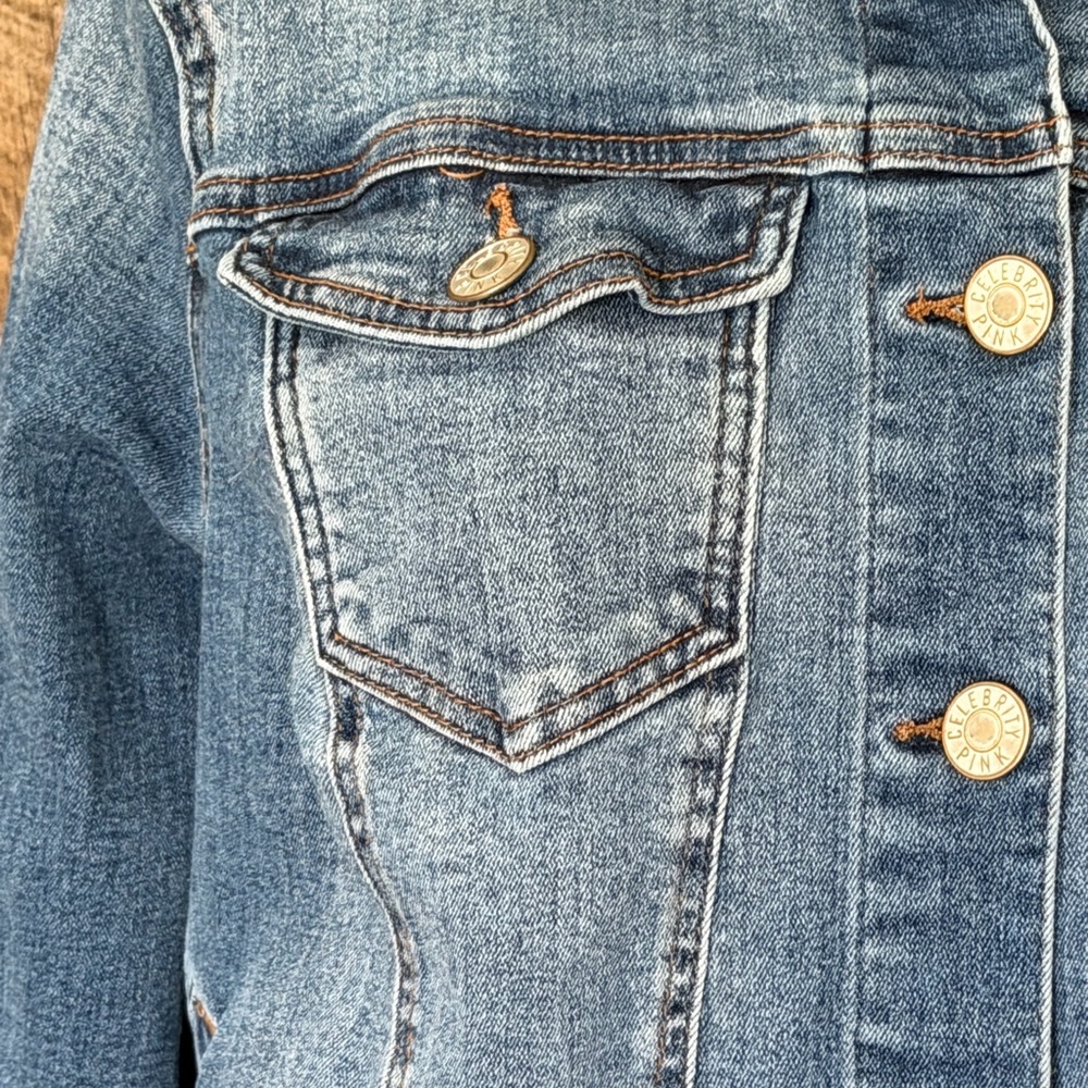 Celebrity Pink Denim Blue Women's Jacket - Picture 4 of 16